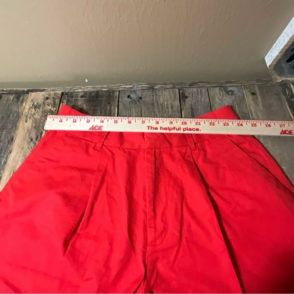 NWT Free Assembly Red 3” Inseam With Pockets Shorts Size 4 Hook N Eye Closure - Picture 7 of 10